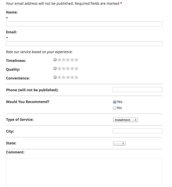 user review